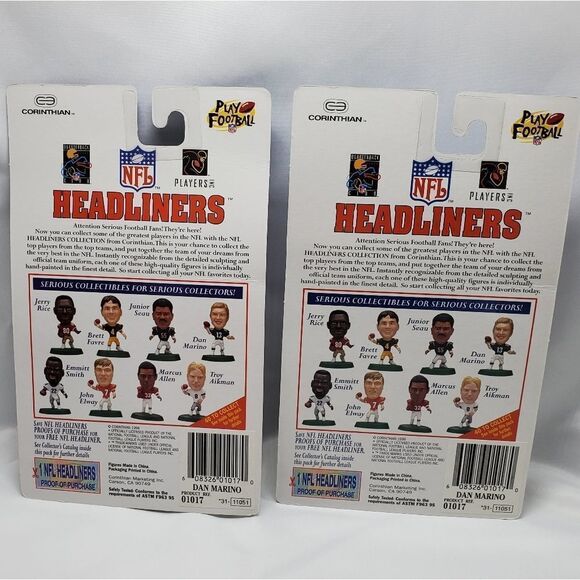 🩵NIB Vintage Dolphins Dan Marino Headliners - Picture 2 of 2